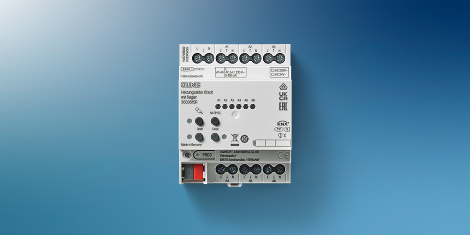 KNX Heizungsaktor 6-fach bei Schmitt Elektrotechnik GmbH & Co.KG in Schweinfurt