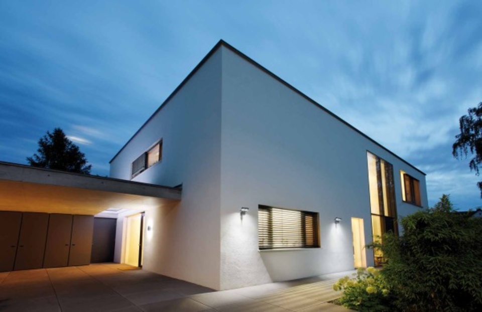 Aussenbeleuchtung bei Schmitt Elektrotechnik GmbH & Co.KG in Schweinfurt